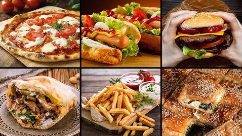 Assorted junk foods