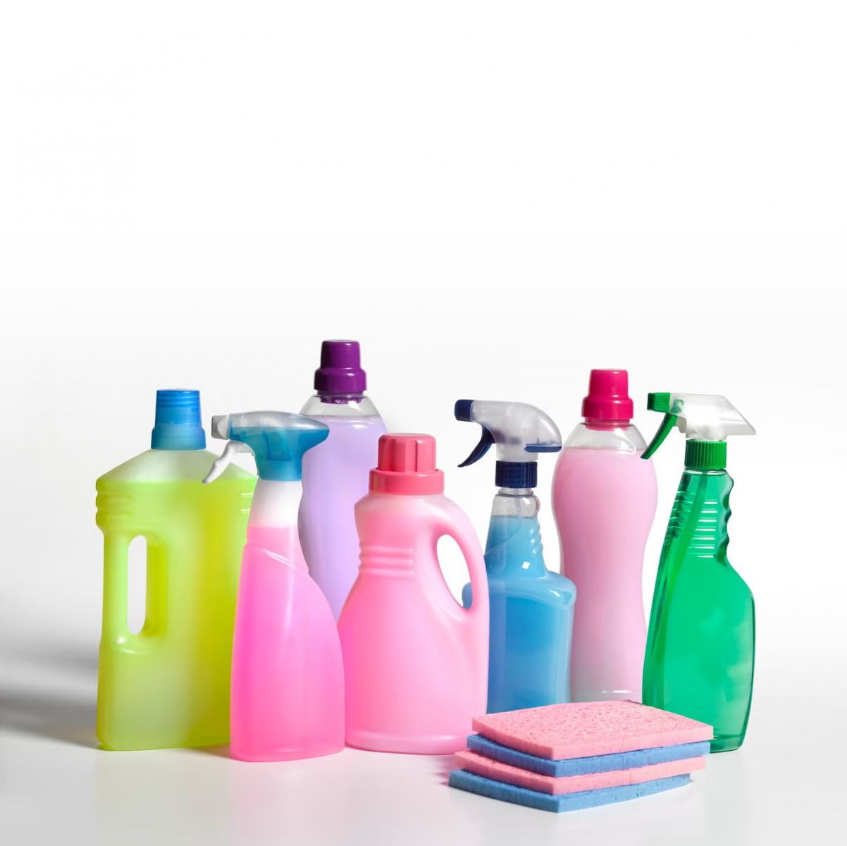 Containers of common household products