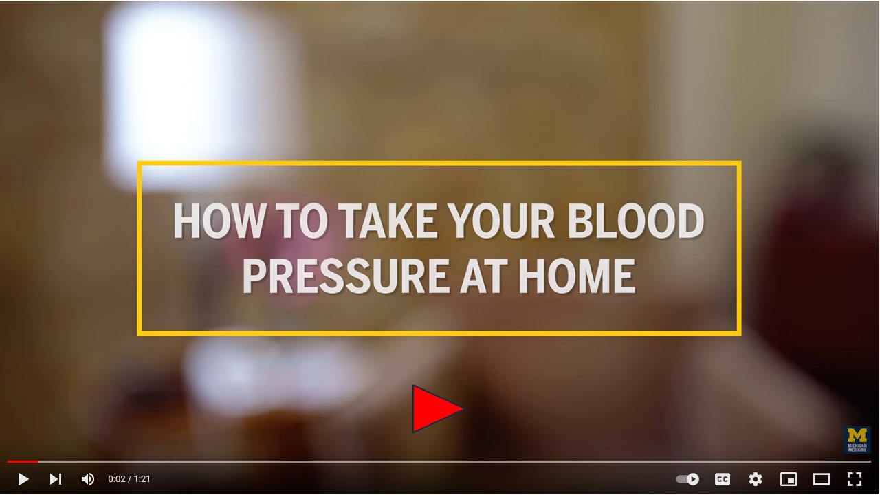 Video cover page_How to taje your blood pressure at home 