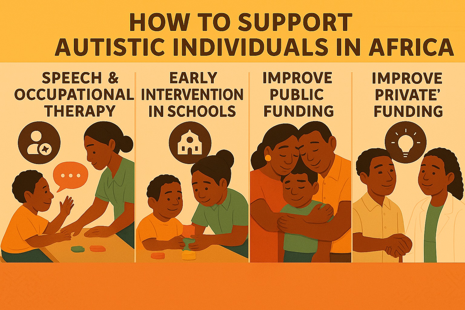 Ways to support an autistic child