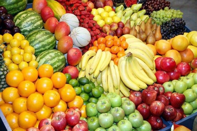 A diversity of vitamin rich fruits found in Africa.