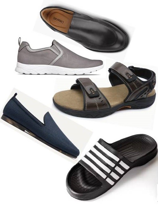 Collection of comfortable shoes