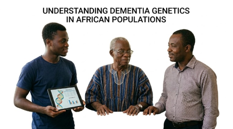  An African father standing together with his son and grandson 