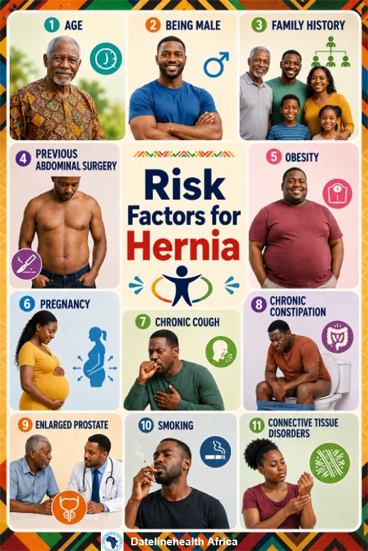 11 common hernia risk factors